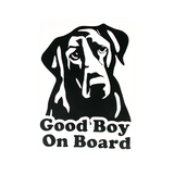 Die Cut Vinyl "Good Girl / Boy On Board" Dog Window / Vehicle Decal