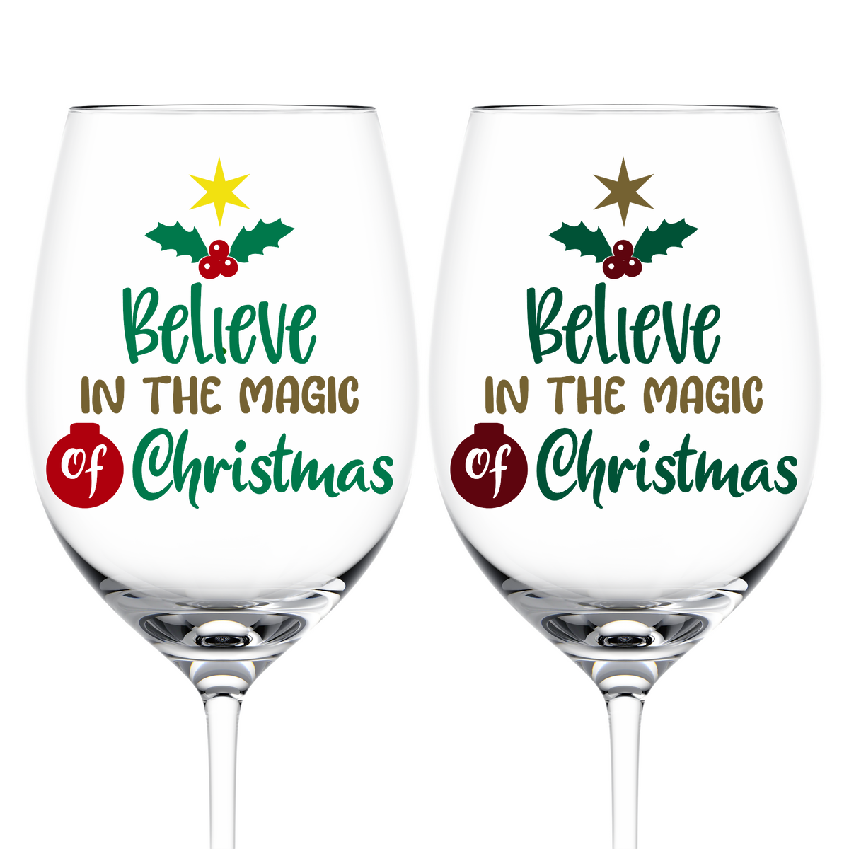 Custom Believe In The Magic Of Christmas Decals – Get Decaled