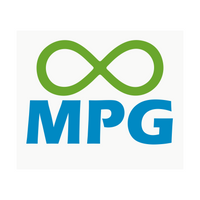 MPG Electric Die Cut Electric Car Decal