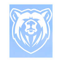 Grizzly Bear Bust High Quality Vinyl Car, Truck, Laptop, Mirror and Mug Decal