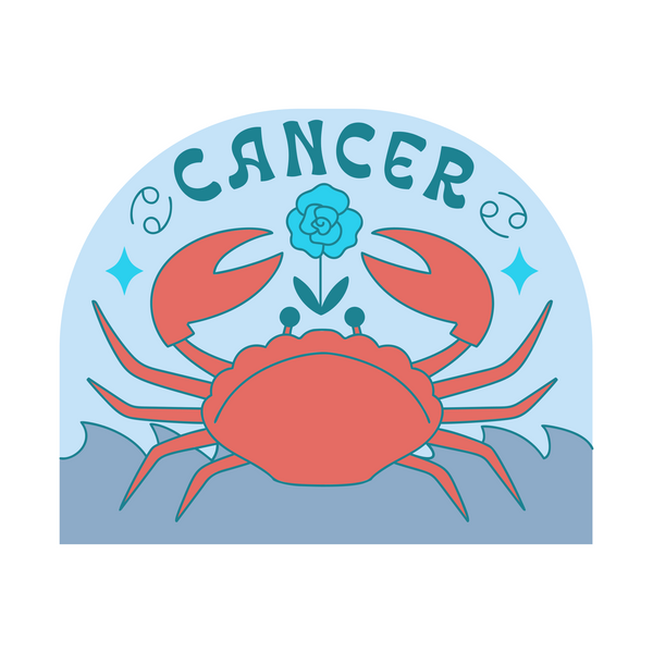 Cancer Zodiac Sign Vinyl Sticker Decal