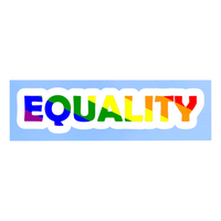 LGBTQ Equality Pride Sticker Decal