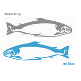 Pack Of 2 Die Cut Vinyl Salmon Fish Decals - Car Decals, Truck Decals, Camper Decals