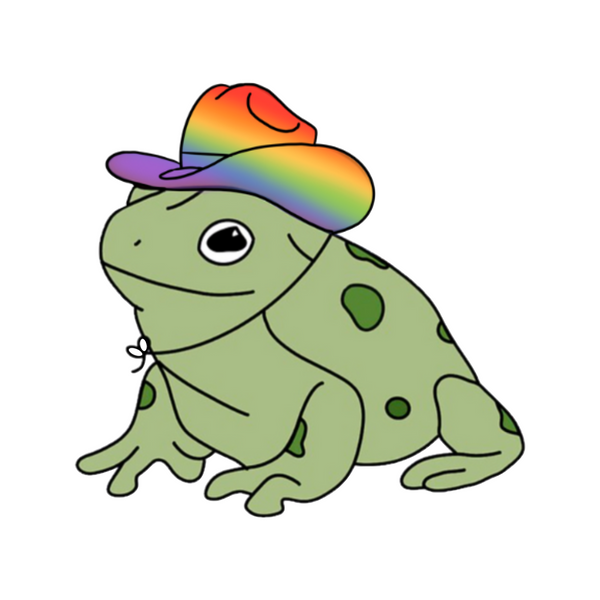 Pride Toad Sticker for Cars, Mugs, Glass, Laptops & More