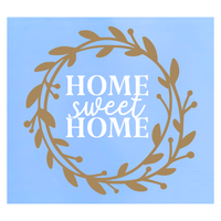 Die Cut Vinyl Home Sweet Home Decal For Doors, Windows, Mailboxes & Crafts