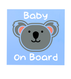 Die Cut Vinyl Koala Baby On Board Car Decal