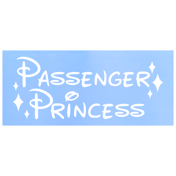 Funny Magical Passenger Princess Car Decal