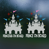 Die Cut Vinyl Princess / Prince On Board Baby On Board Decal -  Window / Vehicle Decal