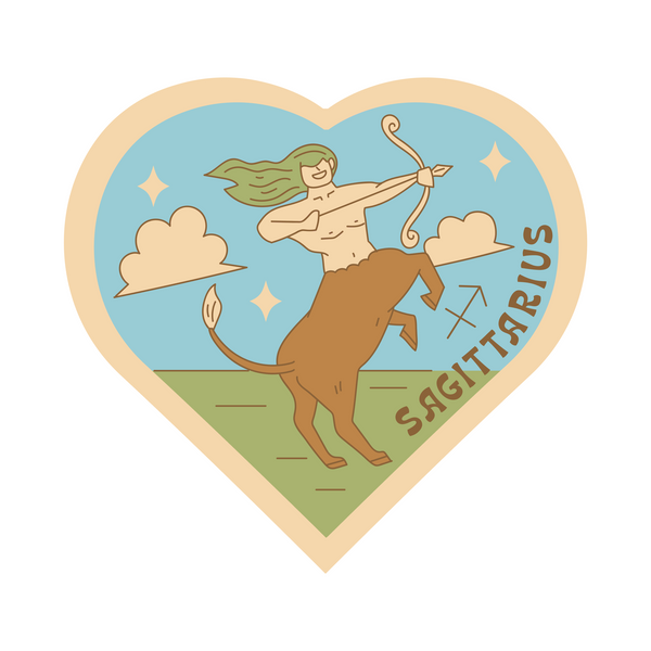 Sagittarius Zodiac Sign Waterproof Sticker Decal