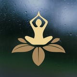 Yoga Pose Lotus Die Cut Vinyl Decal - Car Decal, Truck Decal, Sticker Decal