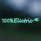electric car decal, ev car decal, electric car window decal, electric vehicle sticker, get decaled